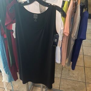 CLARA SUNWOO Black Sleeveless Tank Top